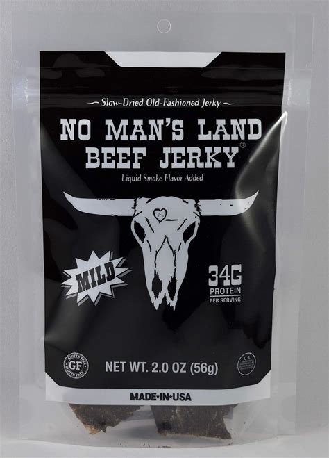 No Man's Land Mild Beef Jerky .